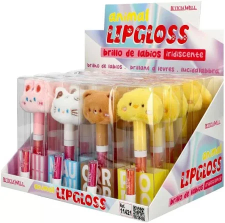 Animal Lip Gloss Iridiscente Leticia Well