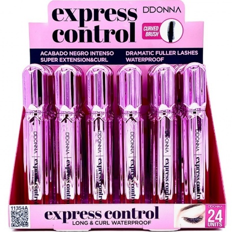 Máscara de Pestañas Express Control Long&Curly D'Donna